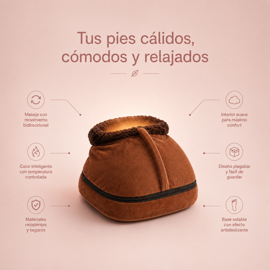 Bota Calefactora Eléctrica para Pies