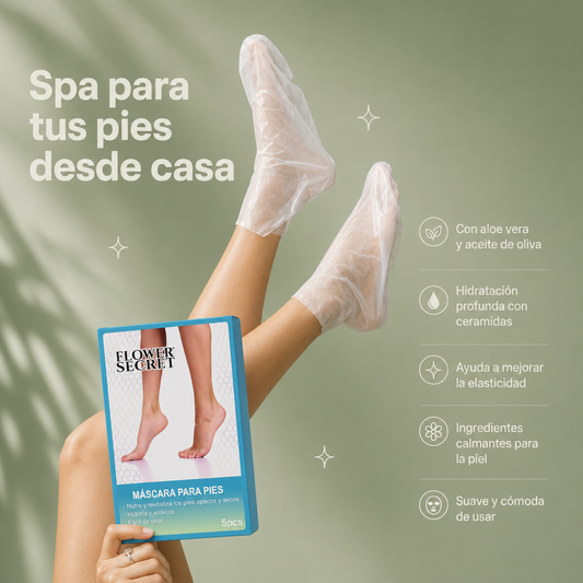 Mascarilla Hidratante para Pies Secos