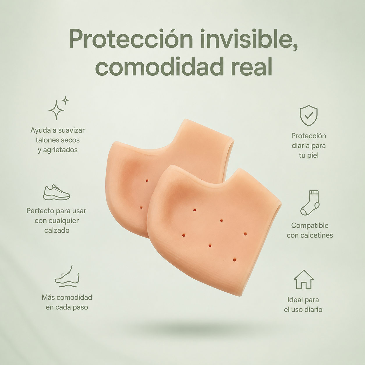 Protectores de Goma para Talones