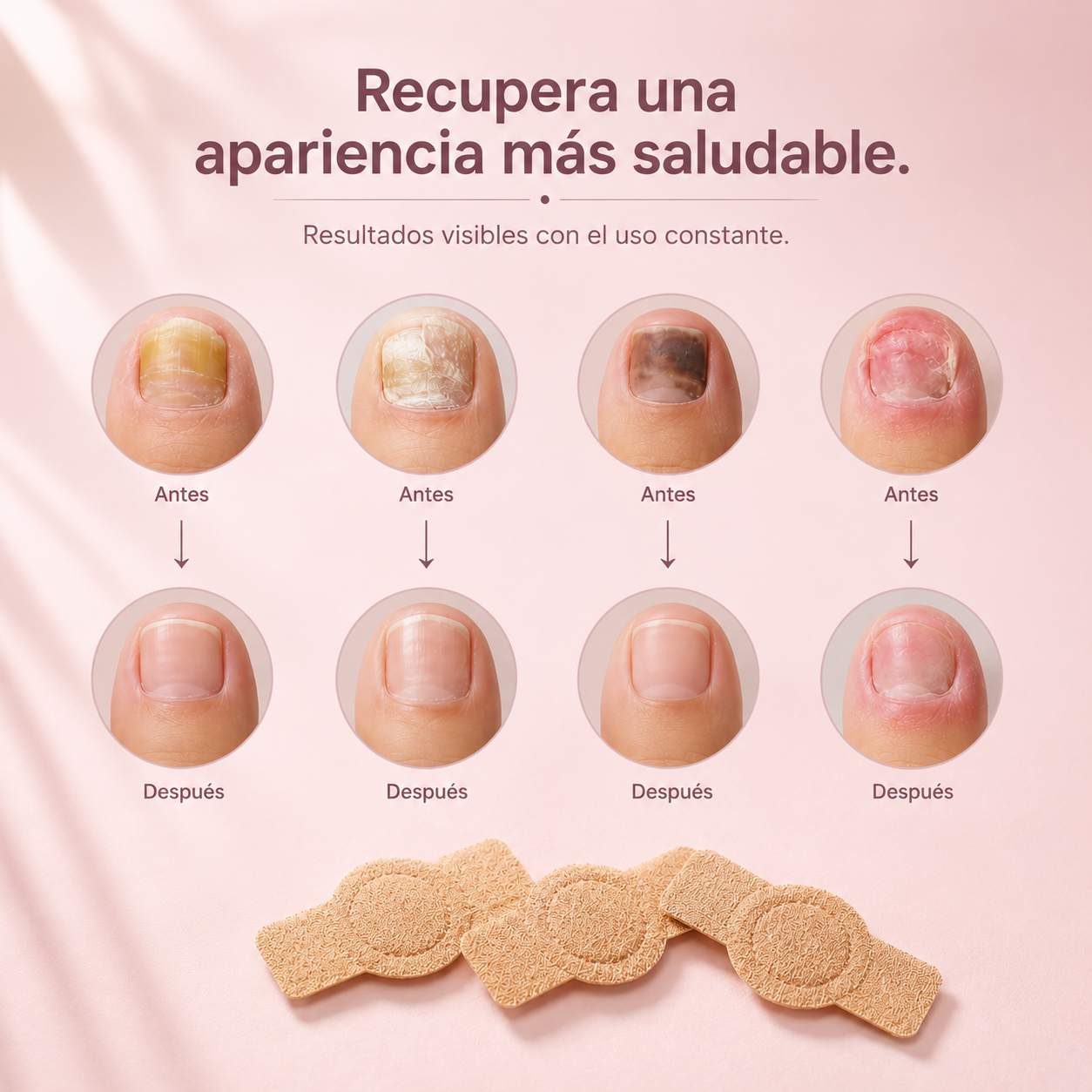 Parches para Hongos en Uñas de Pies