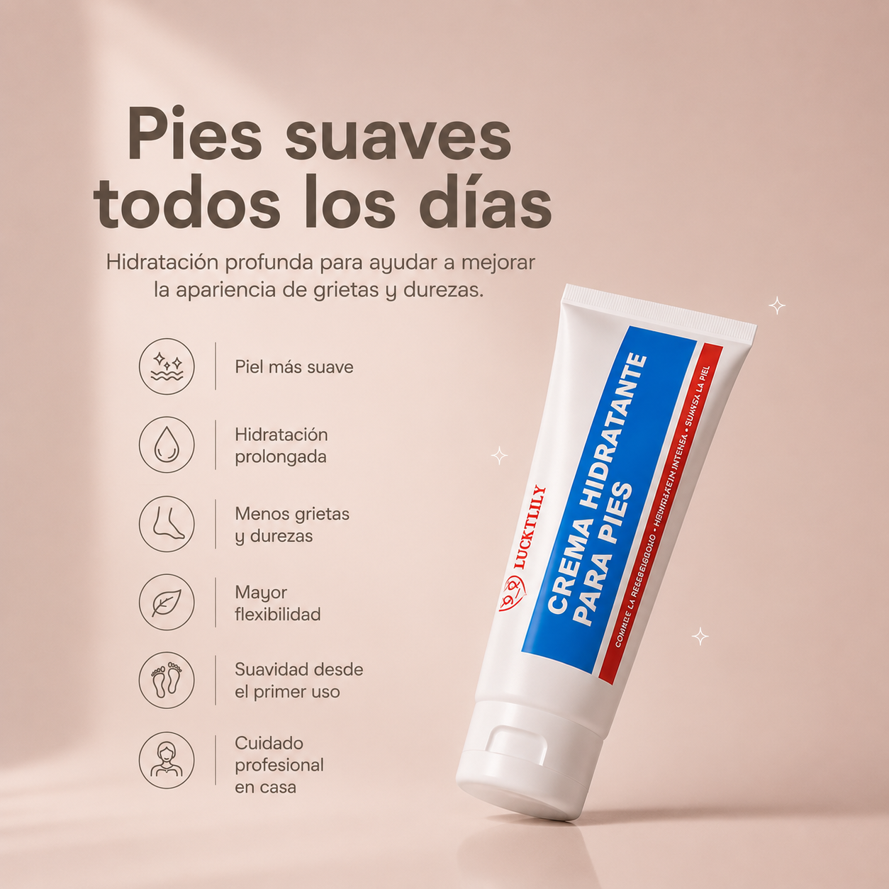 Crema Reparadora para Talones Agrietados